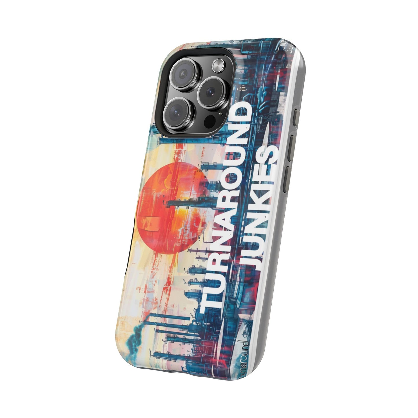 Turnaround Junkies  Red Sun Rising Magnetic Tough Cases