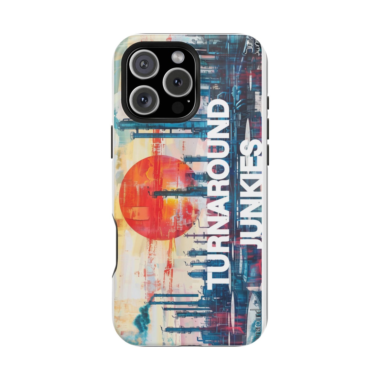 Turnaround Junkies  Red Sun Rising Magnetic Tough Cases