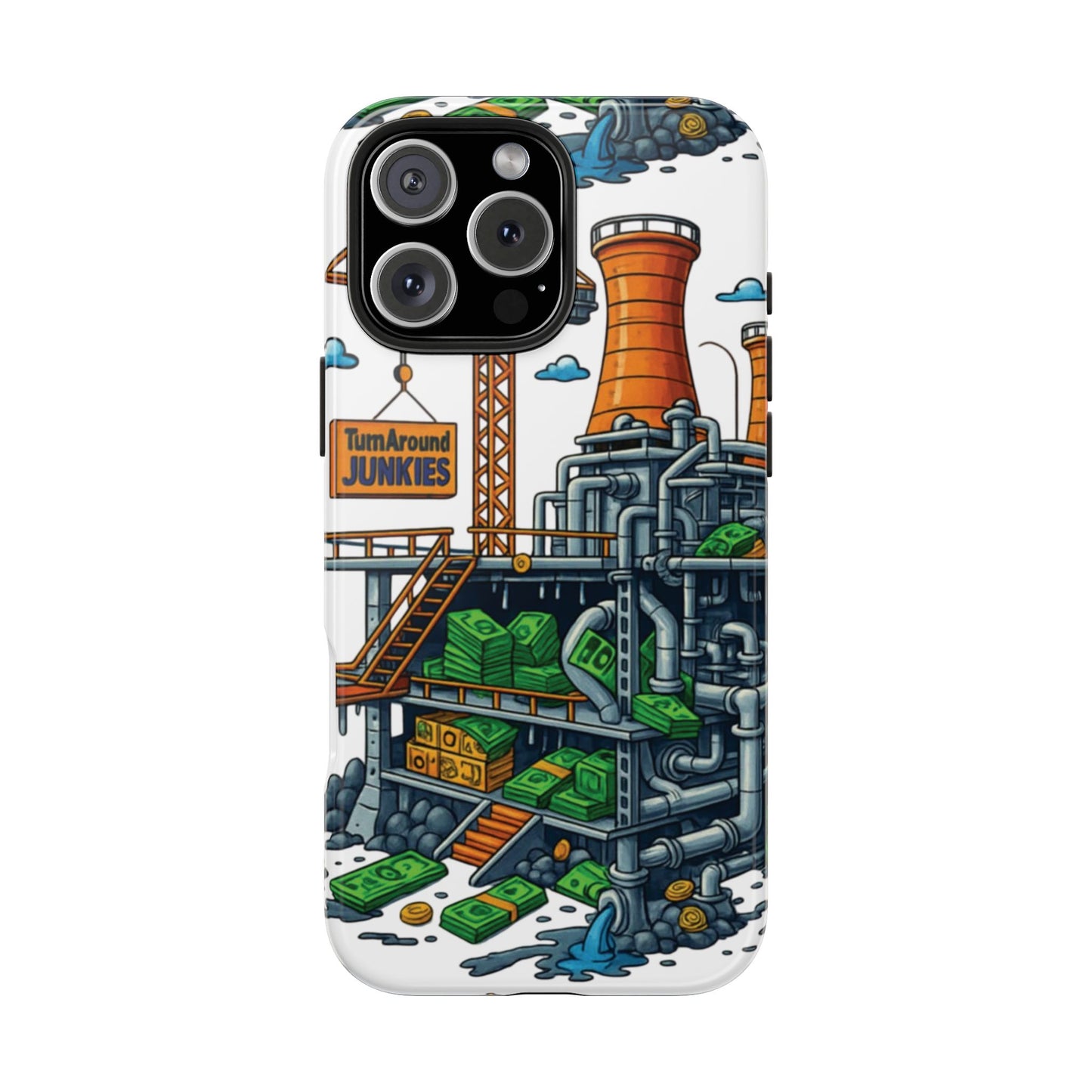 Turnaround Junkies "Stacks On Deck #2" Tough Phone Cases