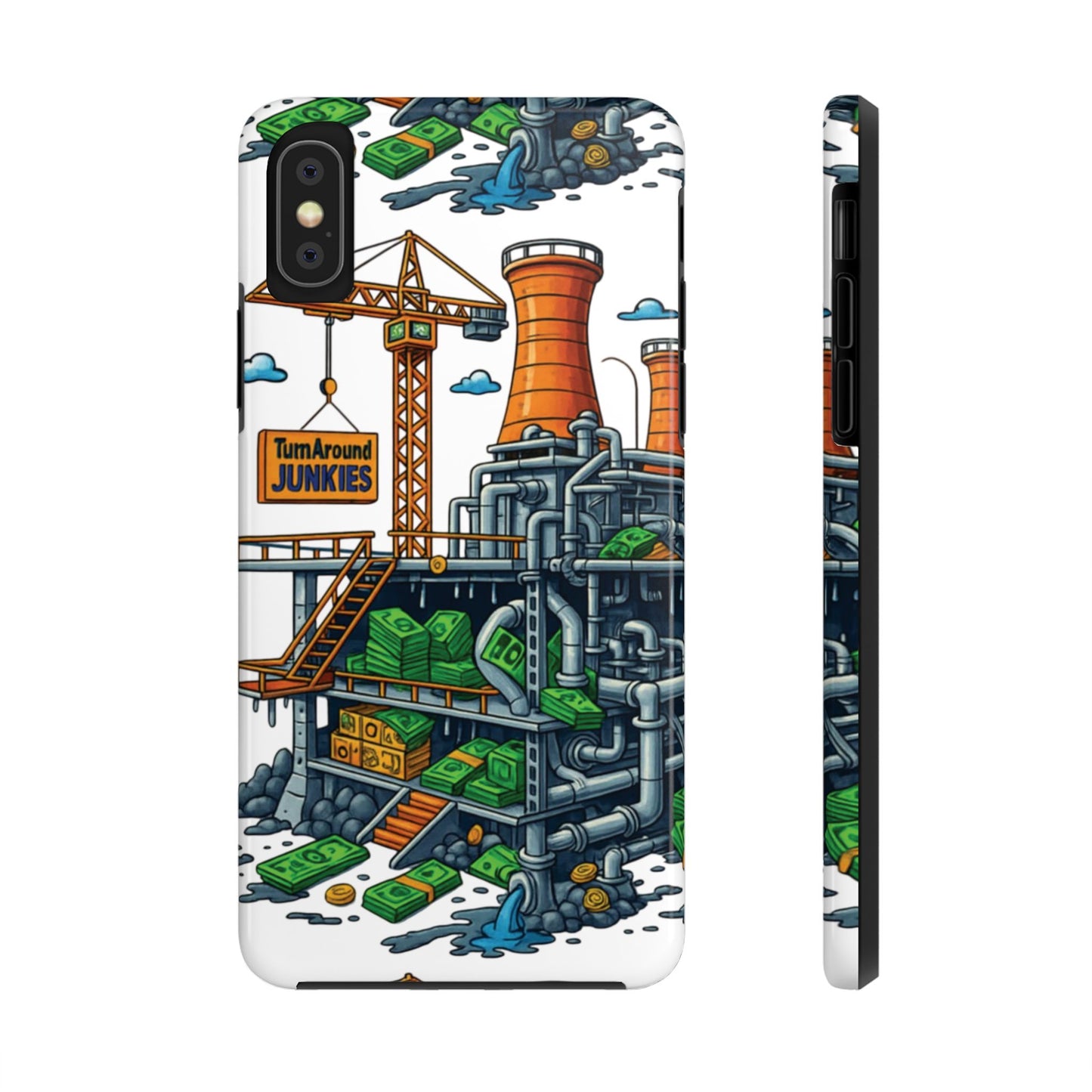 Turnaround Junkies "Stacks On Deck #2" Tough Phone Cases