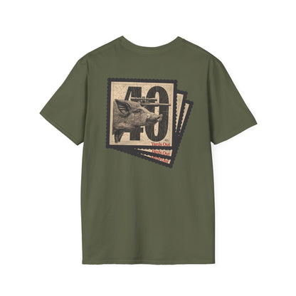 40 Yards Out Hog Hunt Unisex Softstyle T-Shirt