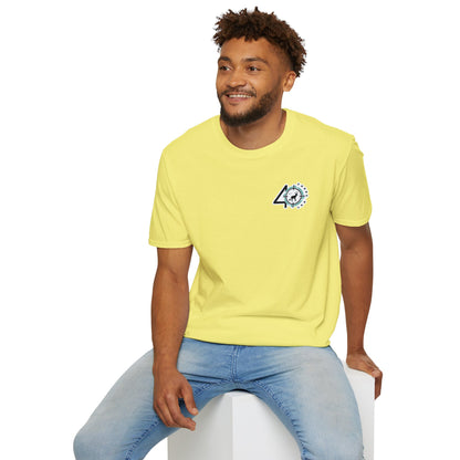 40 Yards Out Yellow Retriever Duck Watch Unisex Softstyle T-Shirt