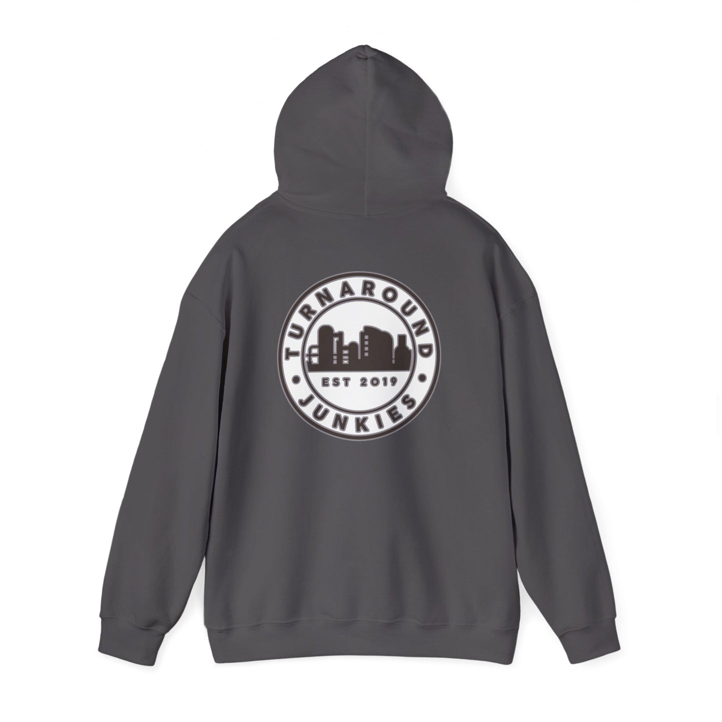 Turnaround Junkies Circle Logo Heavy Blend™ Hooded Sweatshirt