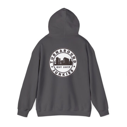 Turnaround Junkies Circle Logo Heavy Blend™ Hooded Sweatshirt