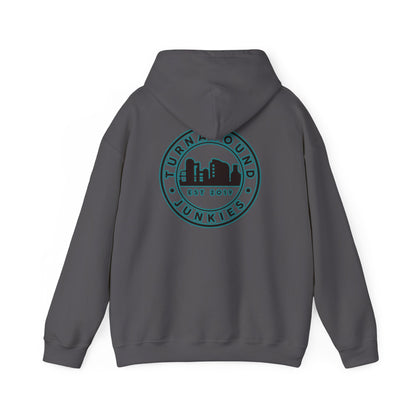 Turnaround Junkies Circle Logo Heavy Blend™ Hooded Sweatshirt
