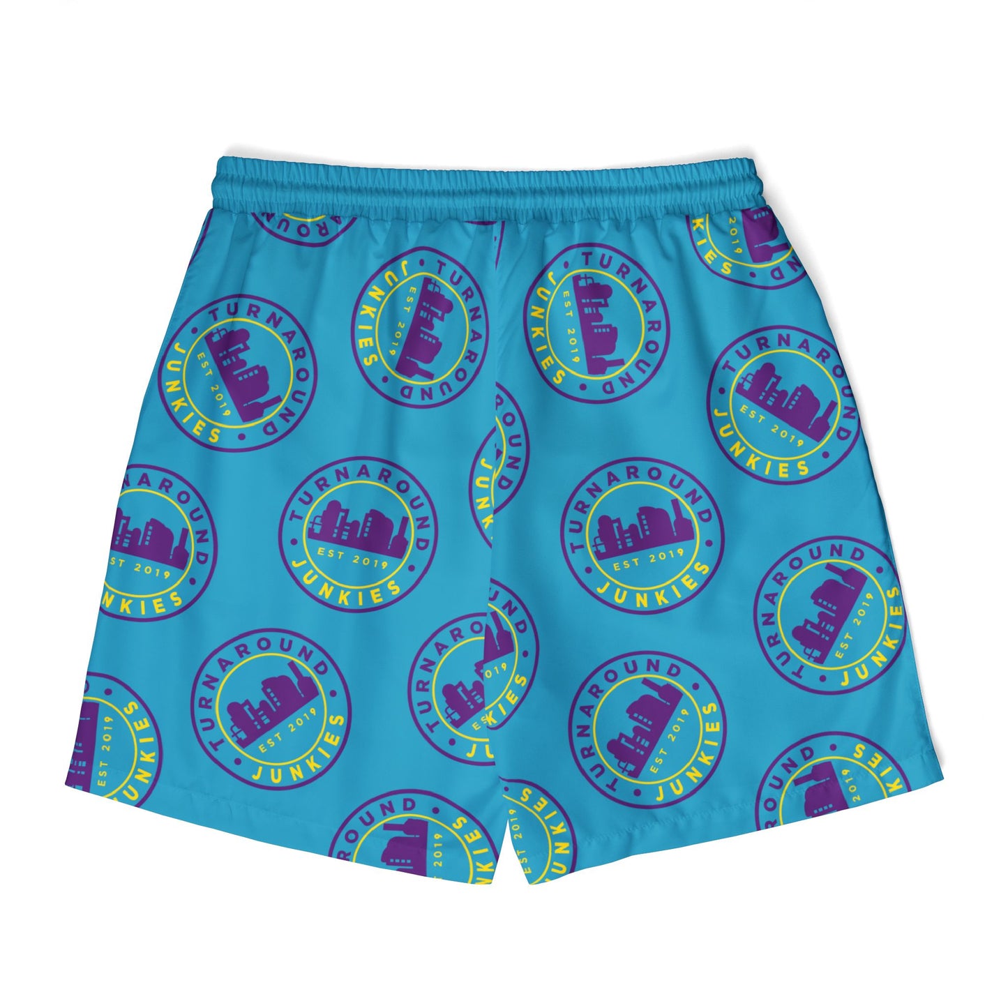 Turnaround Junkies Circle Logo Swim Shorts