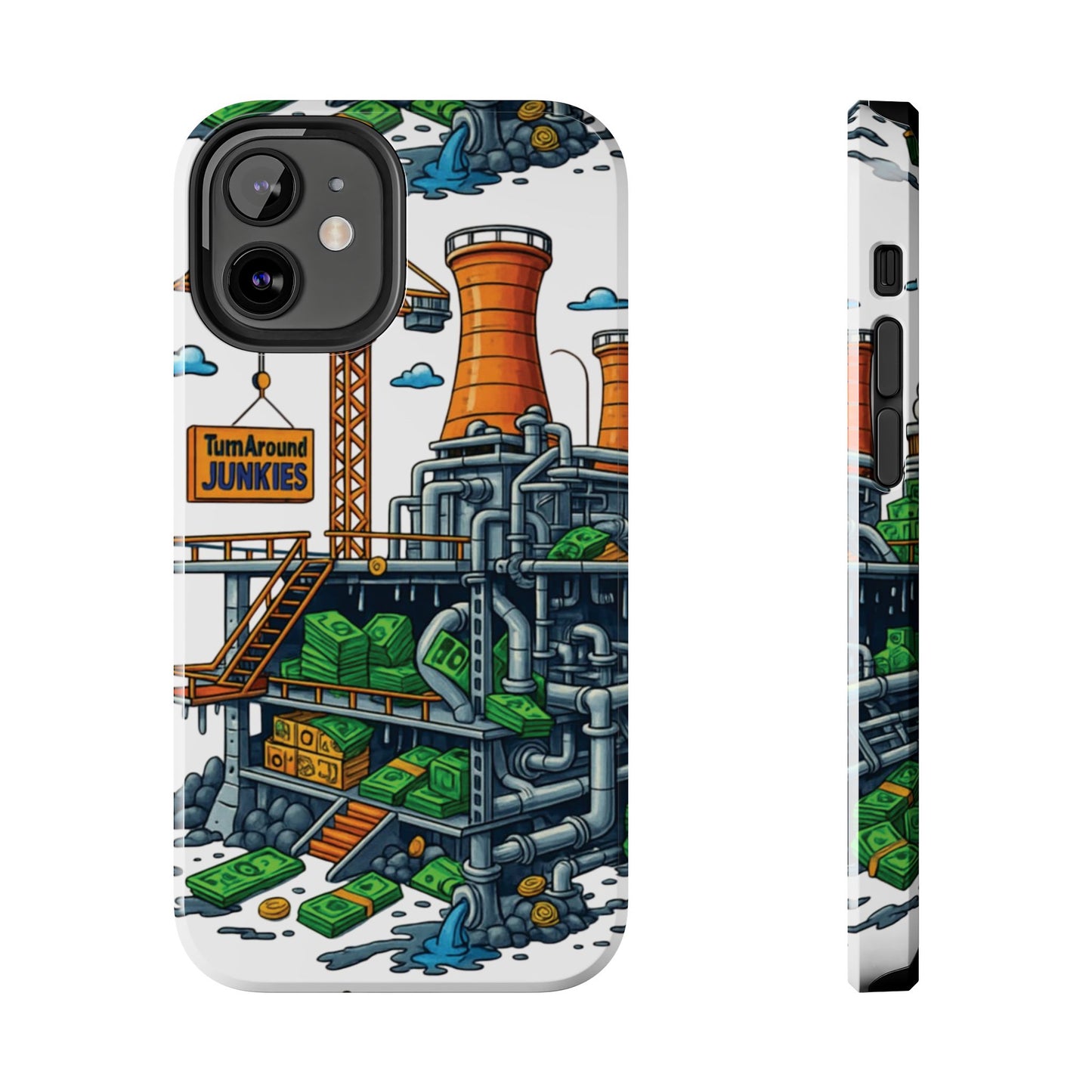 Turnaround Junkies "Stacks On Deck #2" Tough Phone Cases