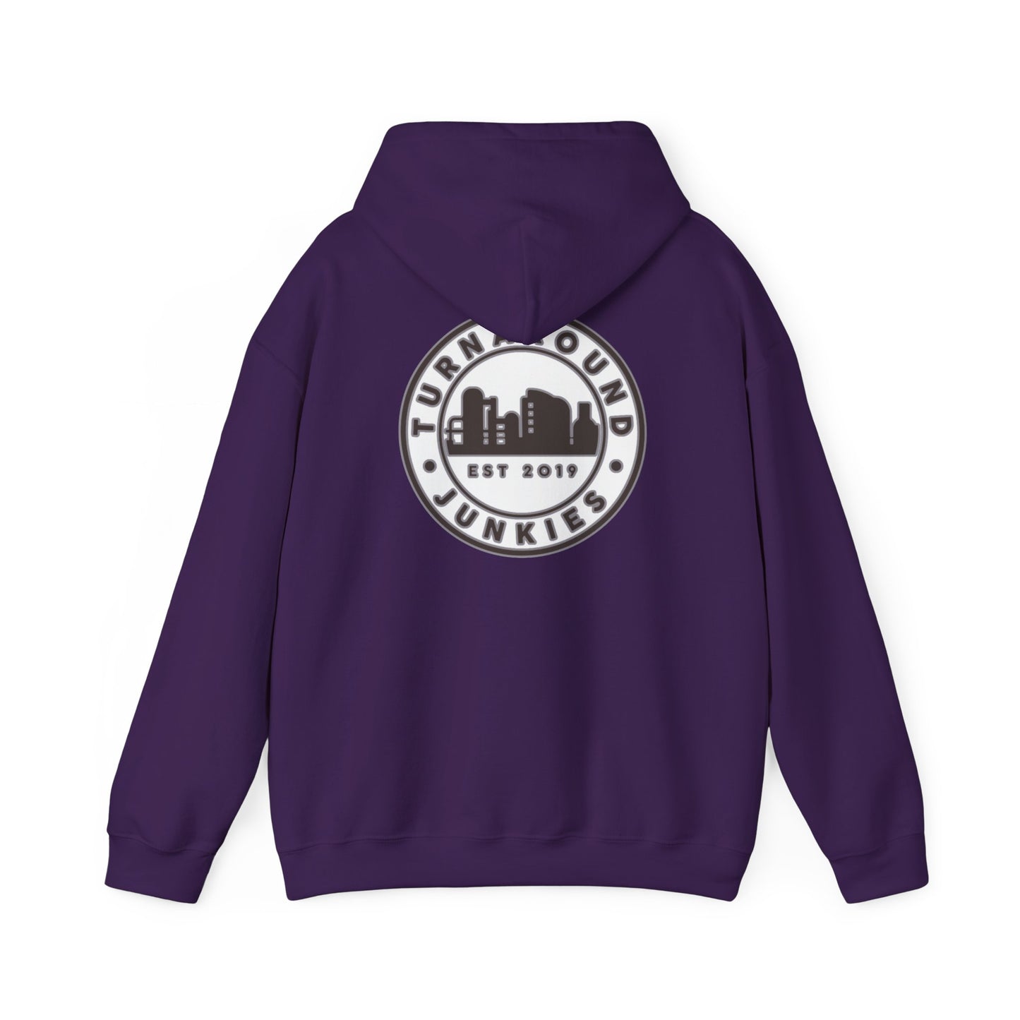 Turnaround Junkies Circle Logo Heavy Blend™ Hooded Sweatshirt