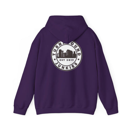 Turnaround Junkies Circle Logo Heavy Blend™ Hooded Sweatshirt
