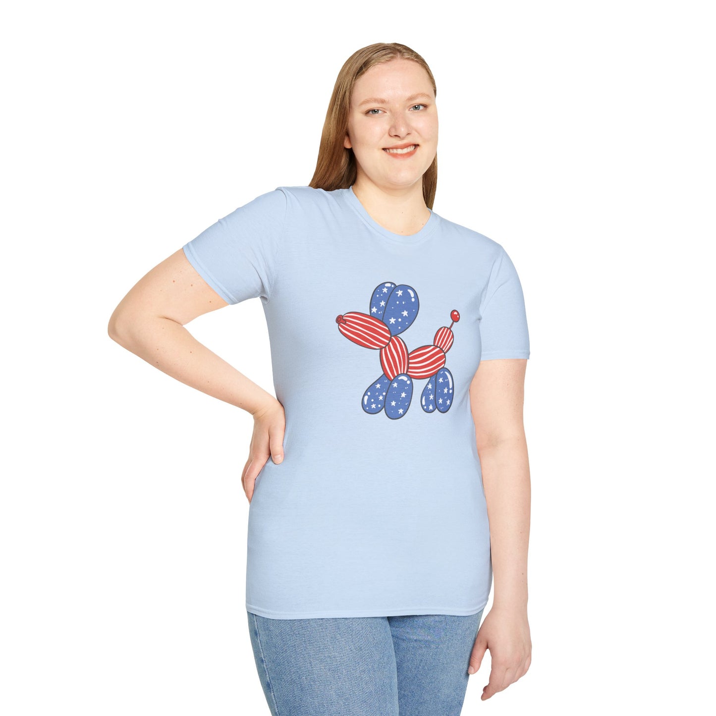 Adult USA Balloon Dog shirt