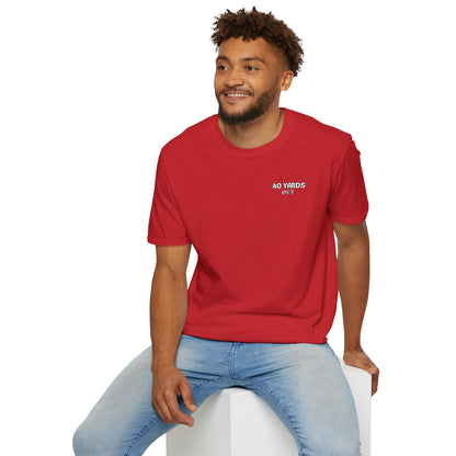 40 Yards Out American Bass Unisex Softstyle T-Shirt