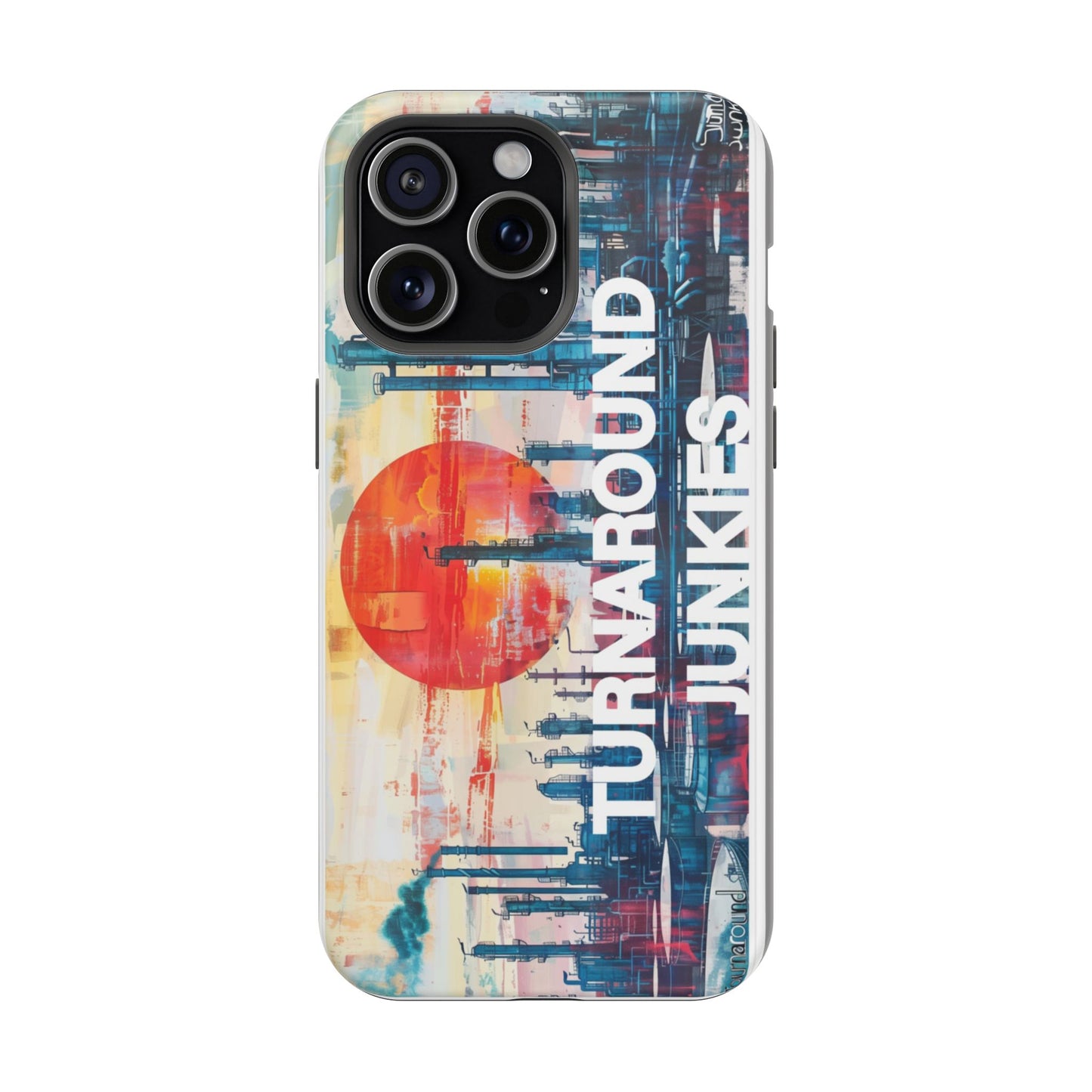 Turnaround Junkies  Red Sun Rising Magnetic Tough Cases