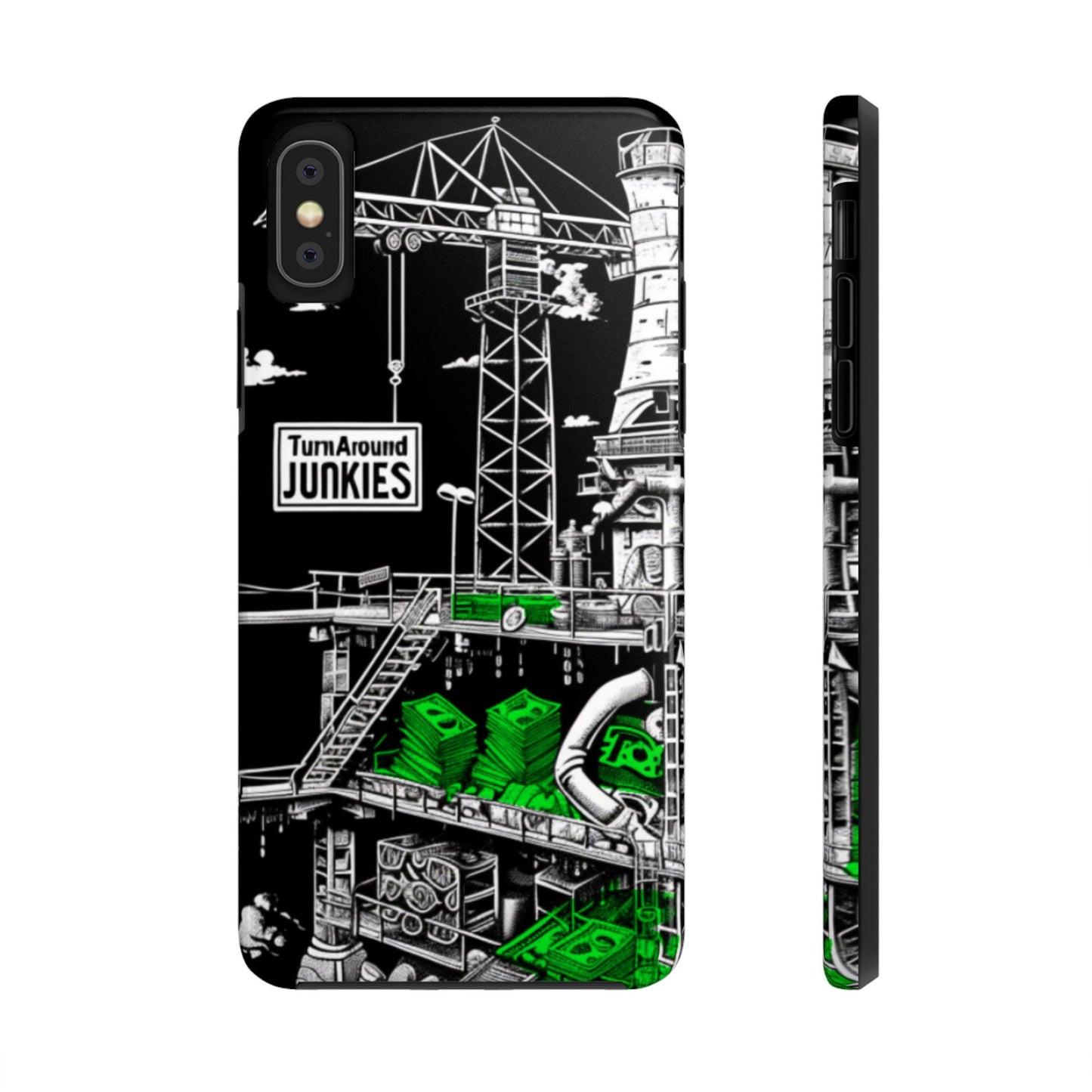Turnaround Junkies "Stacks On Deck" Tough Phone Cases