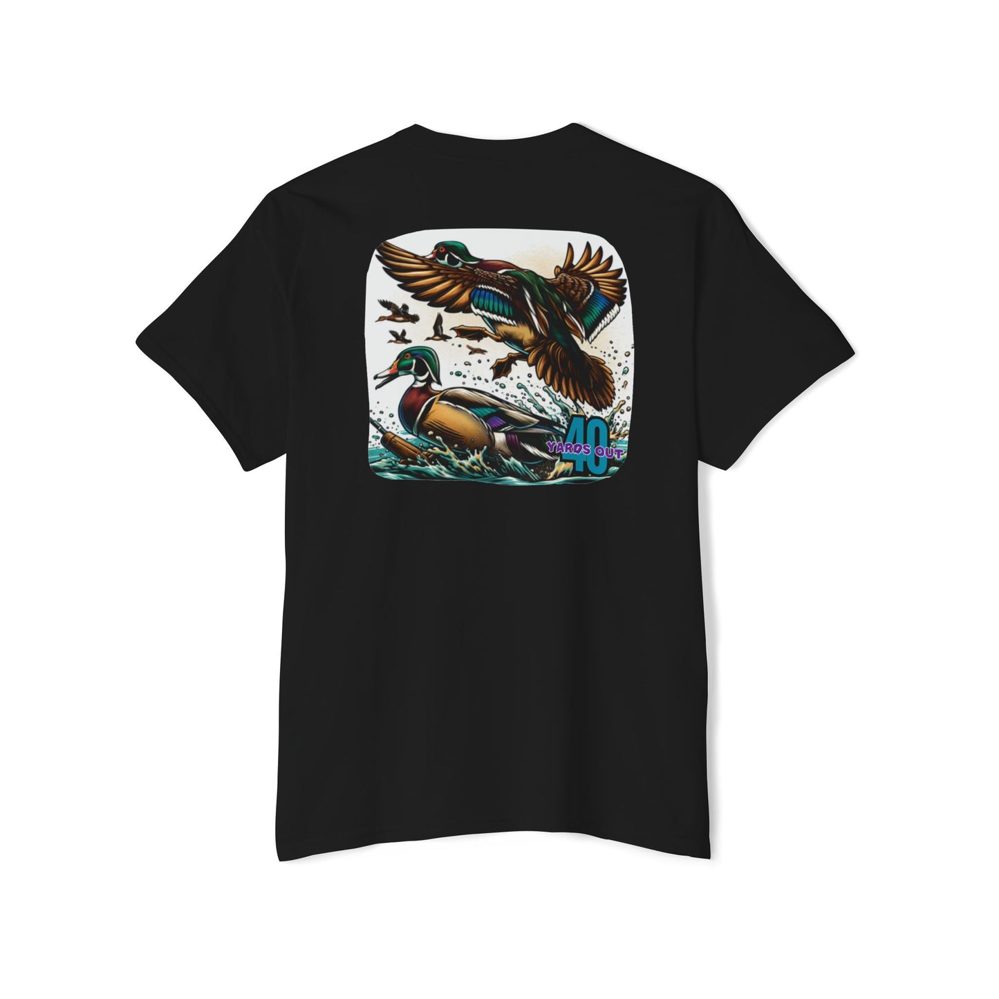 40 Yards Out Wood Duck Pocket Tee