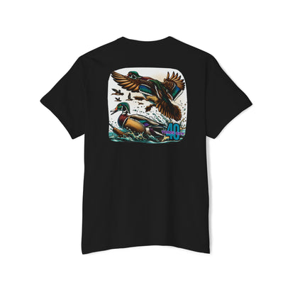 40 Yards Out Wood Duck Pocket Tee