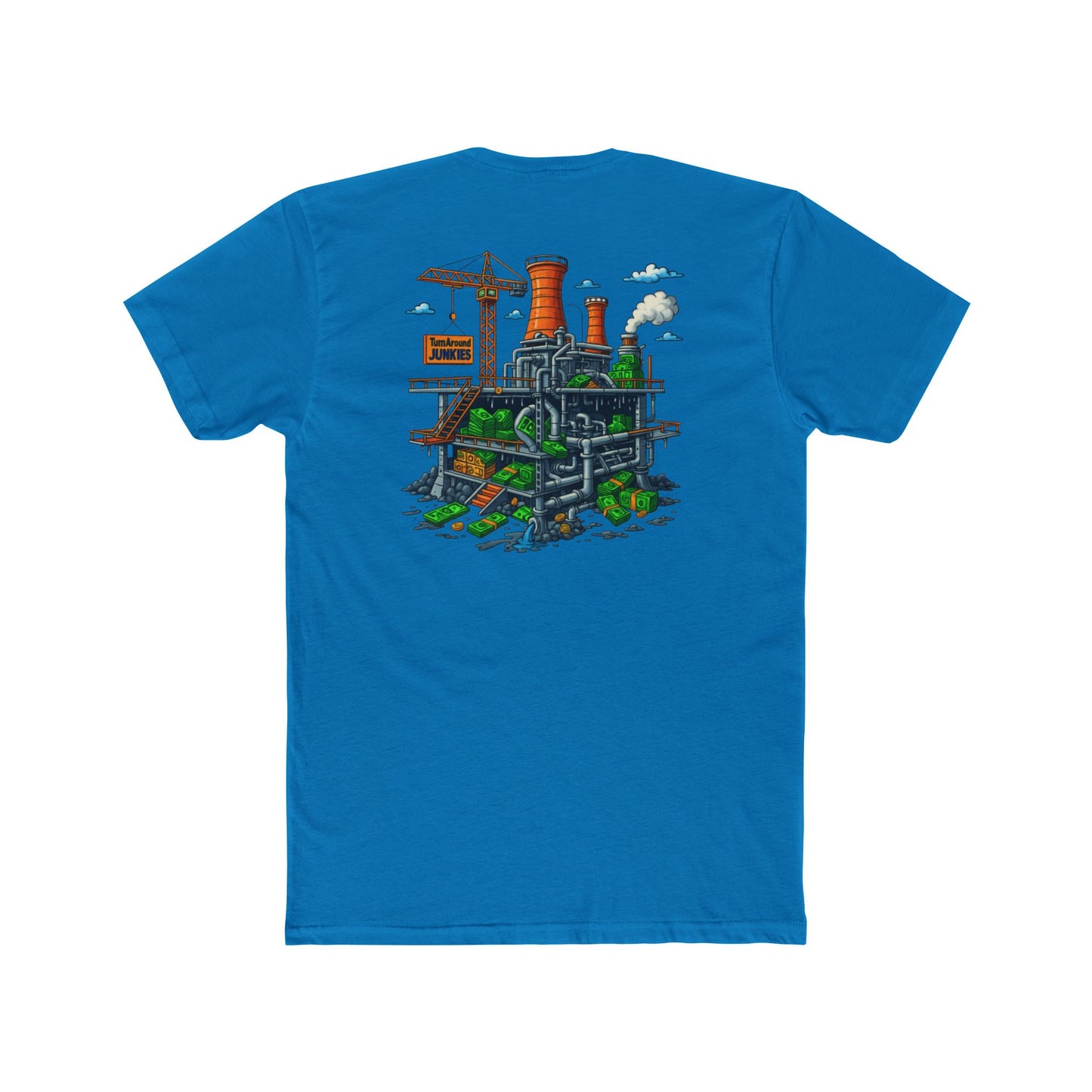 Turnaround Junkies "Stacks On Deck #2" Cotton Crew Tee