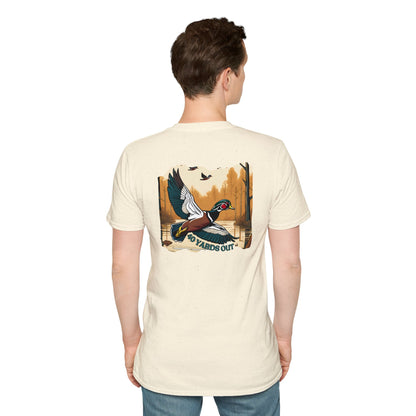 40 Yards Out Wood Duck Unisex Softstyle T-Shirt