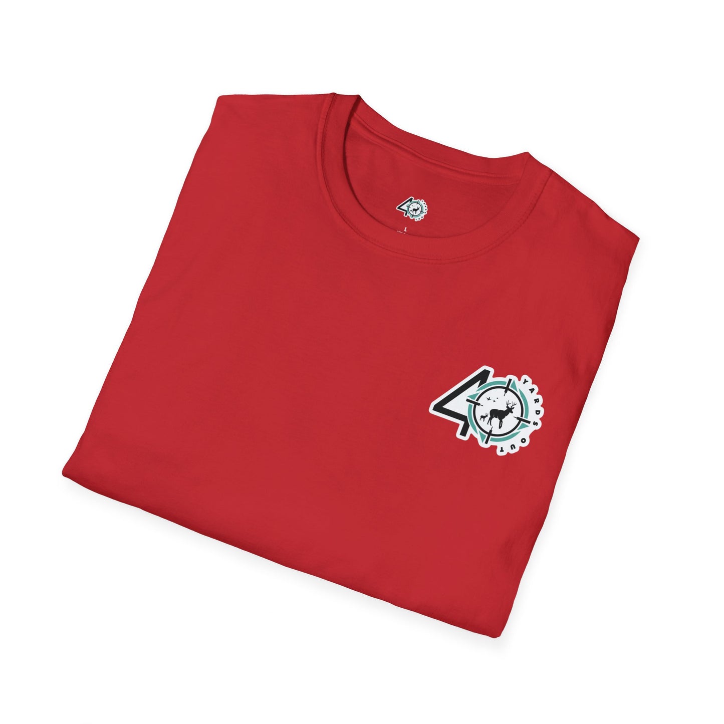 40 YARDS OUT Black Retriever Duck Watch Unisex Softstyle T-Shirt