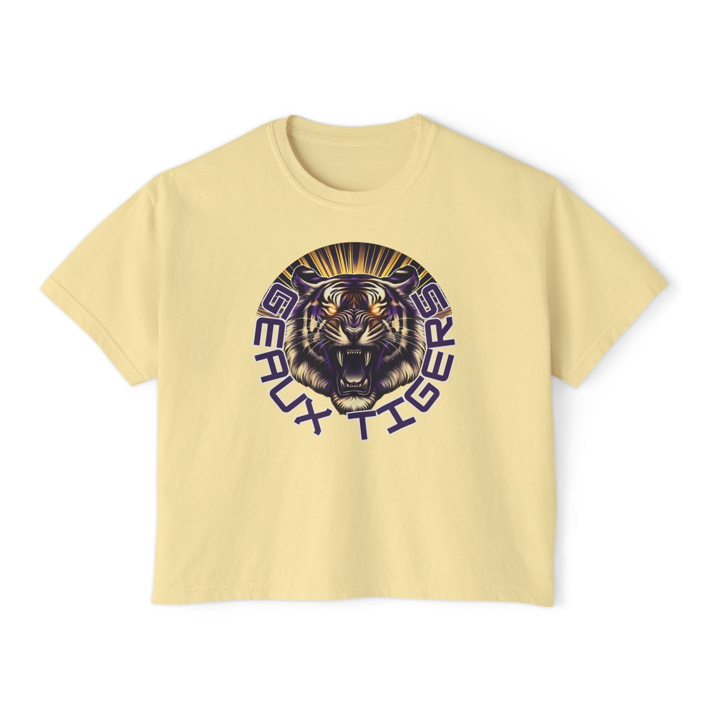 Tigers circle Women's Boxy Tee
