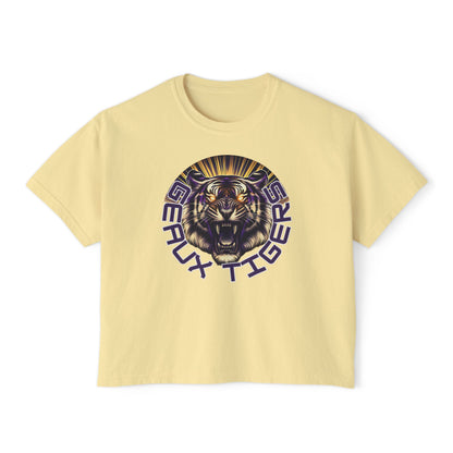 Tigers circle Women's Boxy Tee