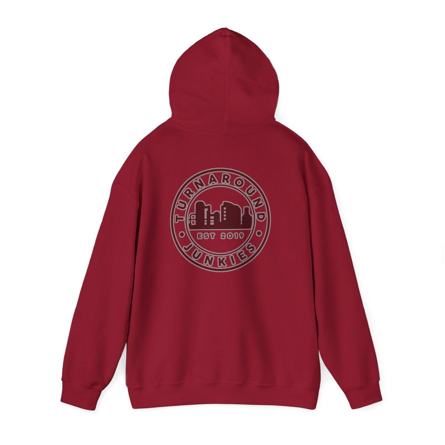 Turnaround Junkies Circle Logo Heavy Blend™ Hooded Sweatshirt