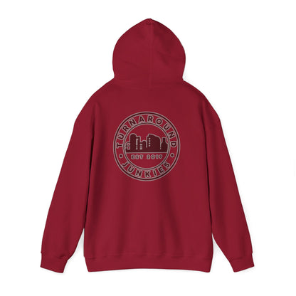 Turnaround Junkies Circle Logo Heavy Blend™ Hooded Sweatshirt