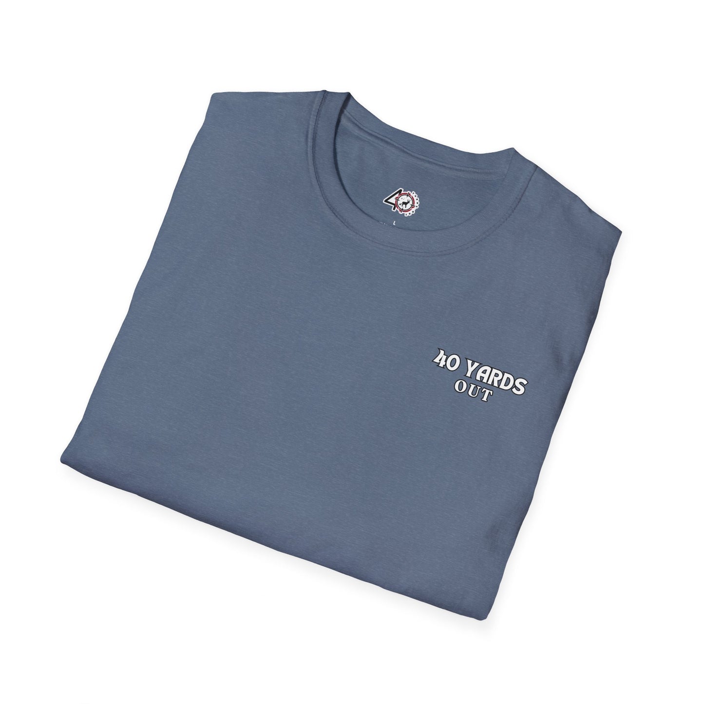 40 Yards Out American Bass Unisex Softstyle T-Shirt