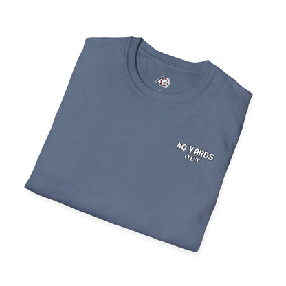 40 Yards Out American Bass Unisex Softstyle T-Shirt