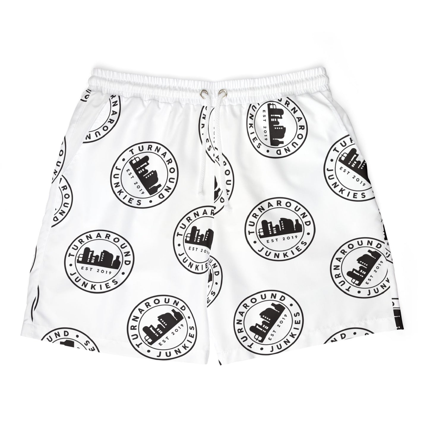 Turnaround Junkies Circle Logo Swim Shorts