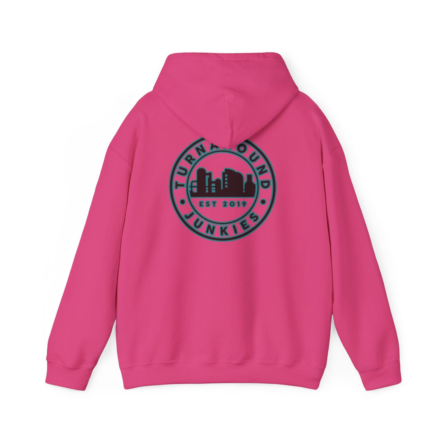 Turnaround Junkies Circle Logo Heavy Blend™ Hooded Sweatshirt