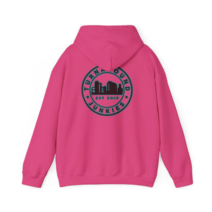 Turnaround Junkies Circle Logo Heavy Blend™ Hooded Sweatshirt