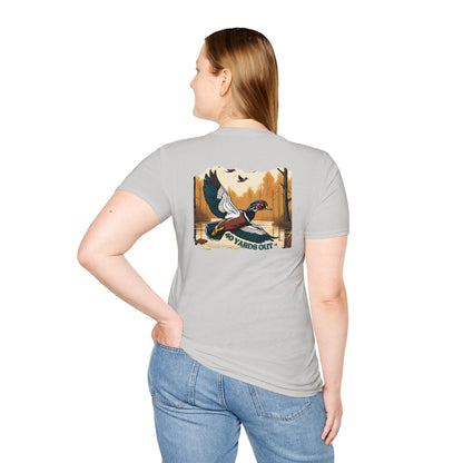 40 Yards Out Wood Duck Unisex Softstyle T-Shirt