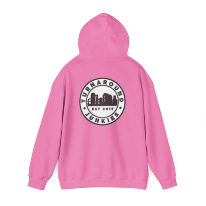 Turnaround Junkies Circle Logo Heavy Blend™ Hooded Sweatshirt