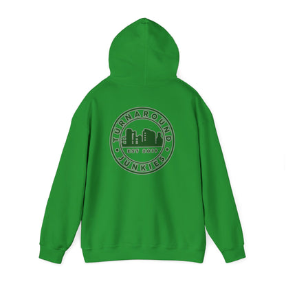 Turnaround Junkies Circle Logo Heavy Blend™ Hooded Sweatshirt