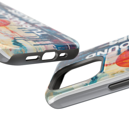Turnaround Junkies  Red Sun Rising Magnetic Tough Cases