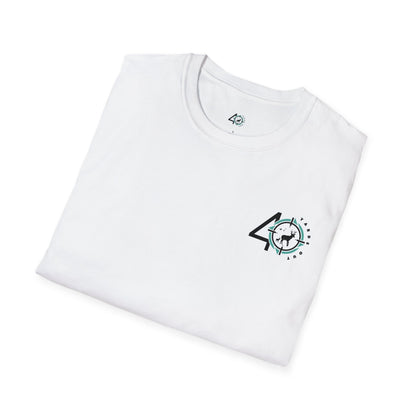 40 YARDS OUT Black Retriever Duck Watch Unisex Softstyle T-Shirt