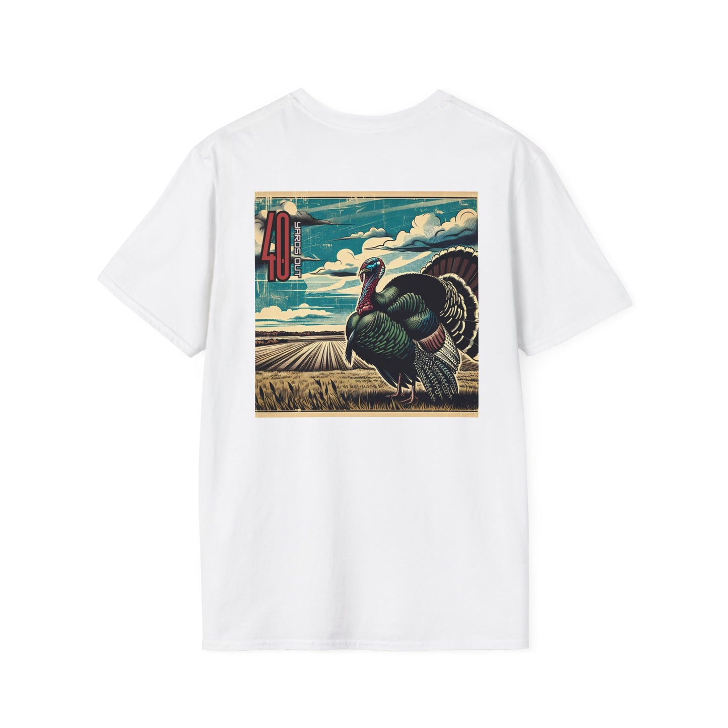 40 Yards Out Turkey Unisex Softstyle T-Shirt