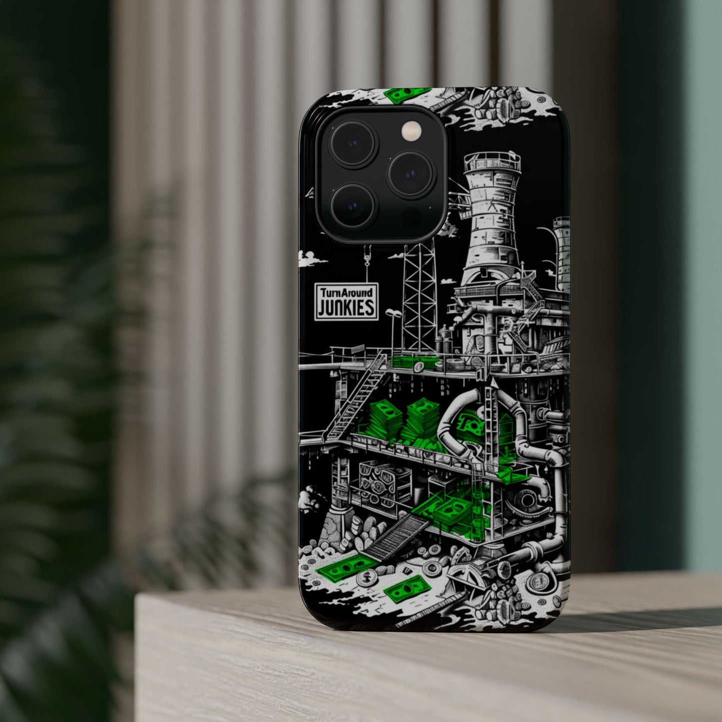 Turnaround Junkies "Stacks On Deck" Magnetic Tough Cases