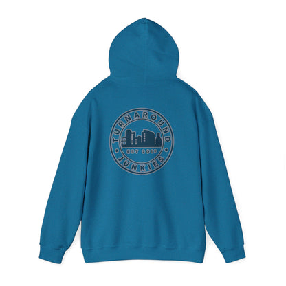 Turnaround Junkies Circle Logo Heavy Blend™ Hooded Sweatshirt