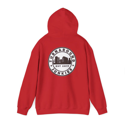 Turnaround Junkies Circle Logo Heavy Blend™ Hooded Sweatshirt