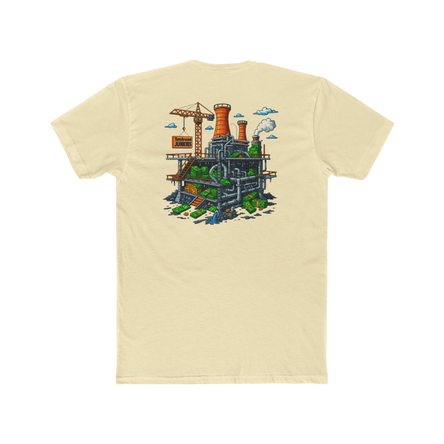 Turnaround Junkies "Stacks On Deck #2" Cotton Crew Tee