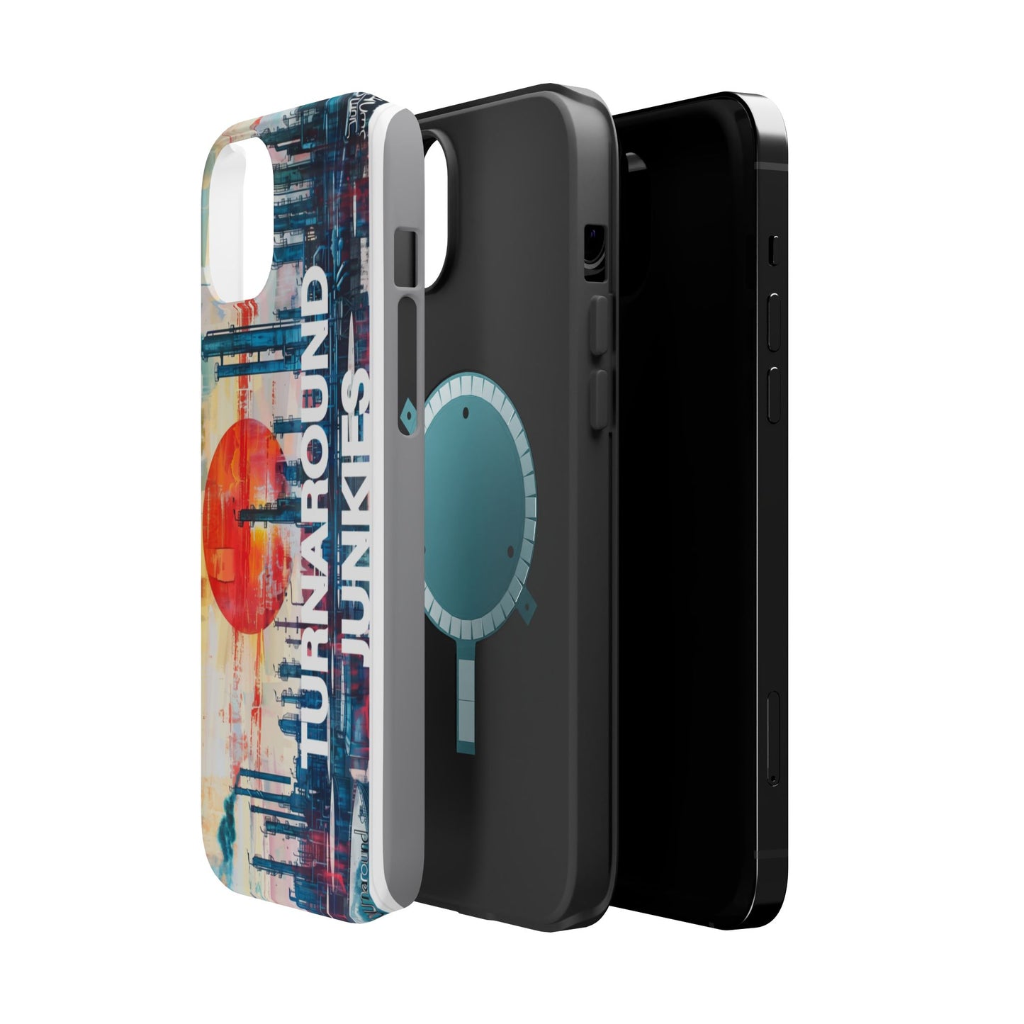 Turnaround Junkies  Red Sun Rising Magnetic Tough Cases