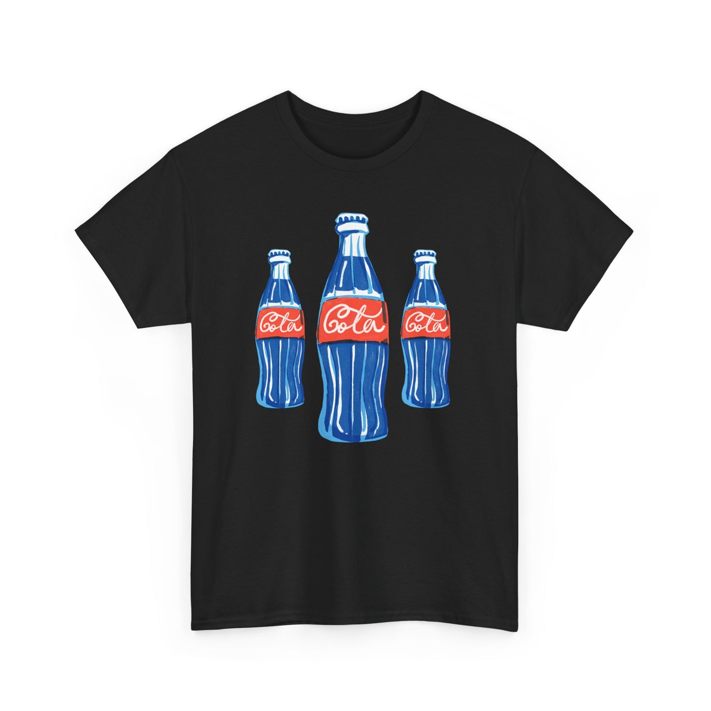 Coca Cola Retro Design Adult Heavy Cotton Tee