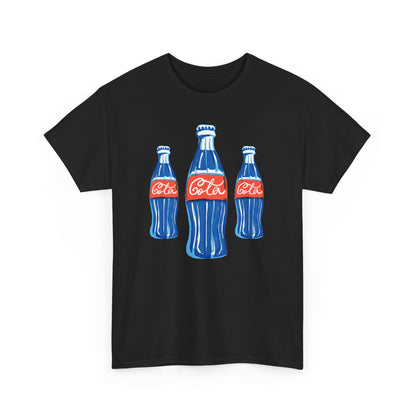 Coca Cola Retro Design Adult Heavy Cotton Tee