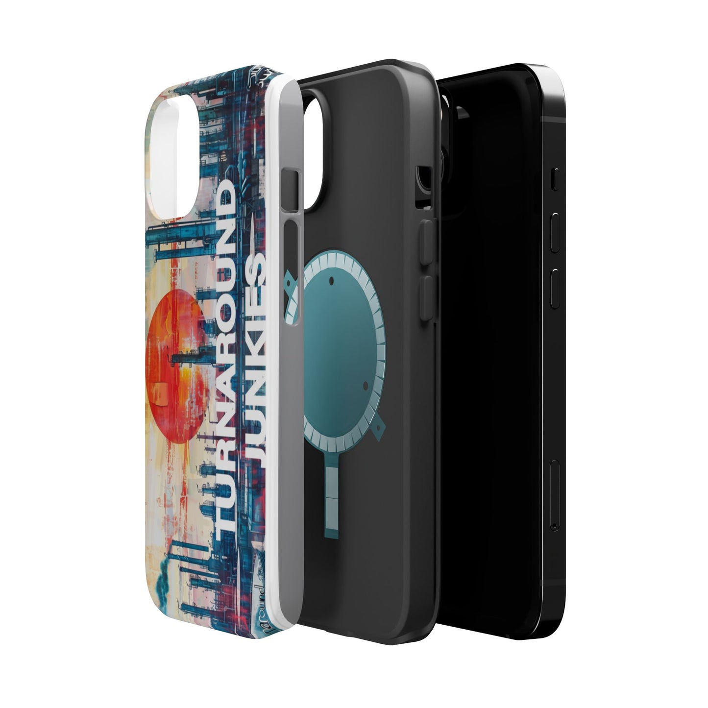 Turnaround Junkies  Red Sun Rising Magnetic Tough Cases