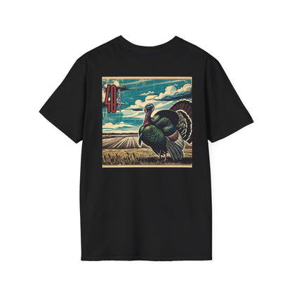 40 Yards Out Turkey Unisex Softstyle T-Shirt