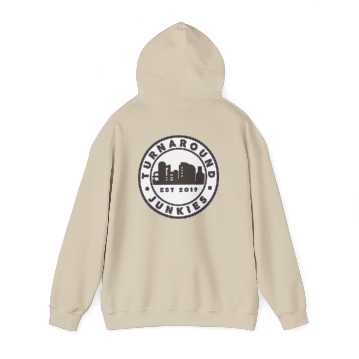 Turnaround Junkies Circle Logo Heavy Blend™ Hooded Sweatshirt