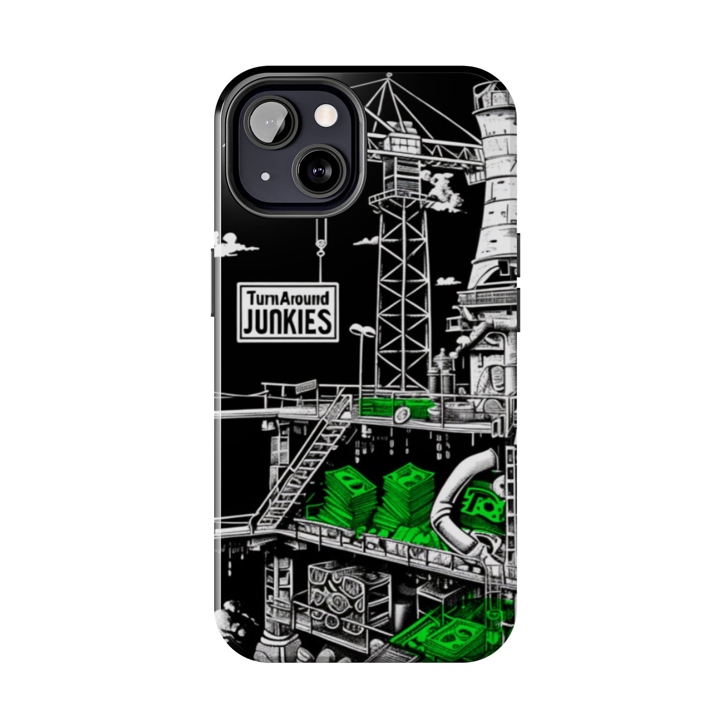 Turnaround Junkies "Stacks On Deck" Tough Phone Cases