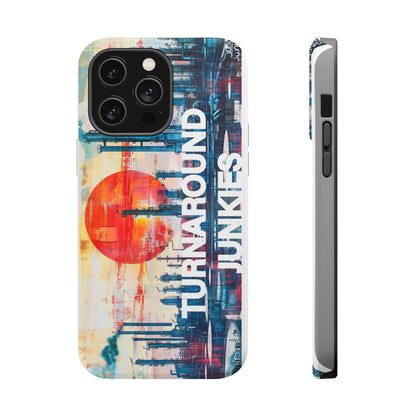Turnaround Junkies  Red Sun Rising Magnetic Tough Cases