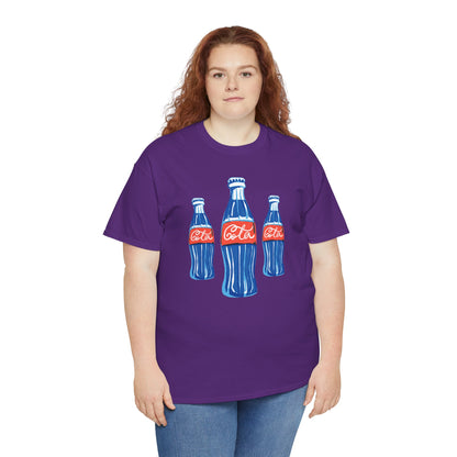 Coca Cola Retro Design Adult Heavy Cotton Tee